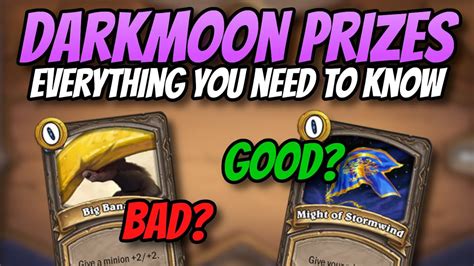 FULL GUIDE for all the DARKMOON PRIZES.